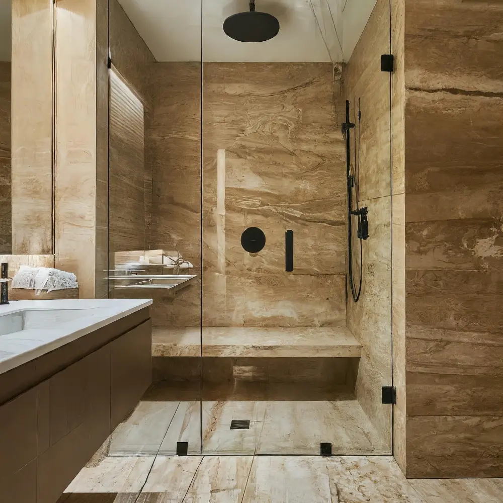 Modern SteamRoom Remodeling in Calgary