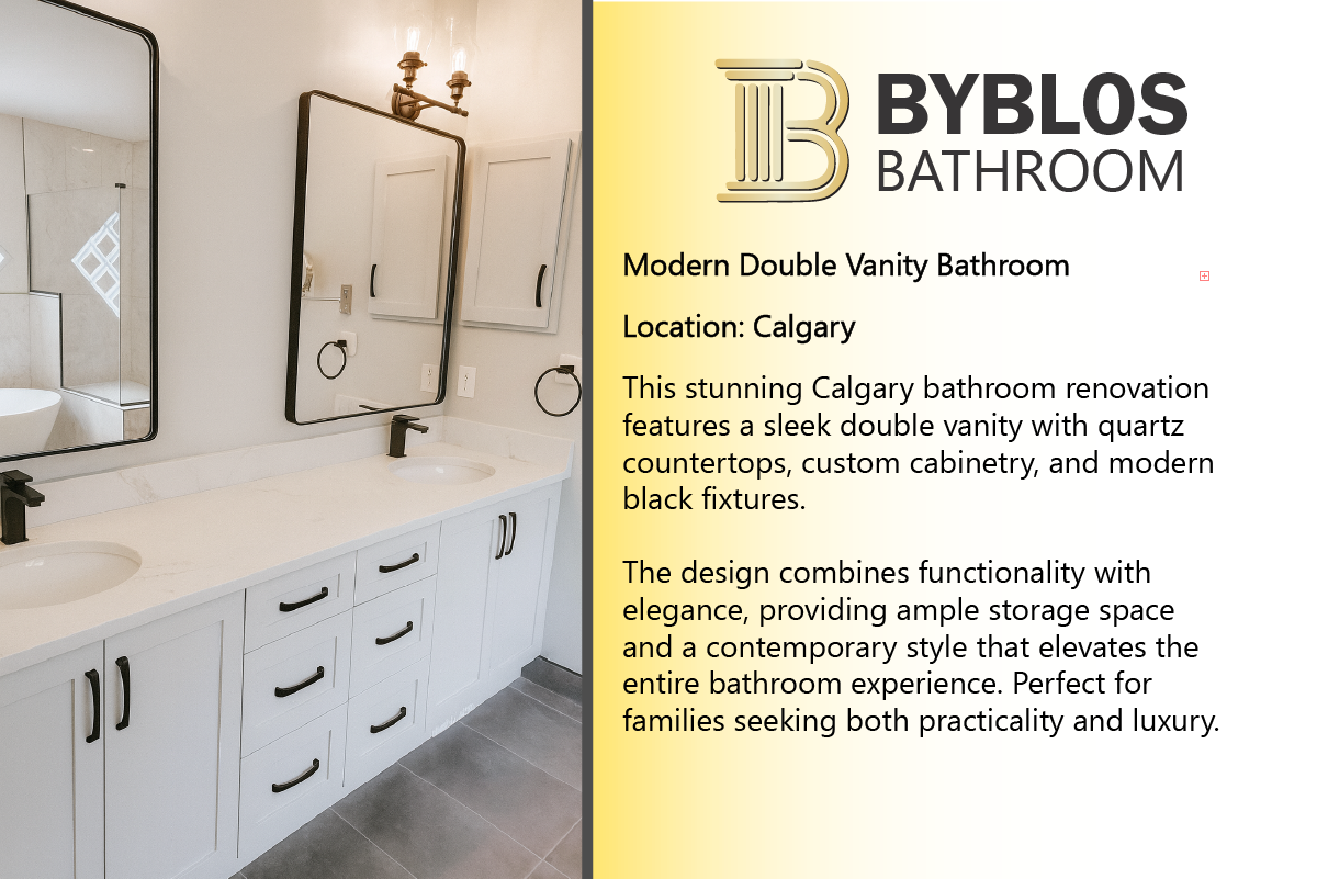 Modern Double Vanity Bathroom Renovation