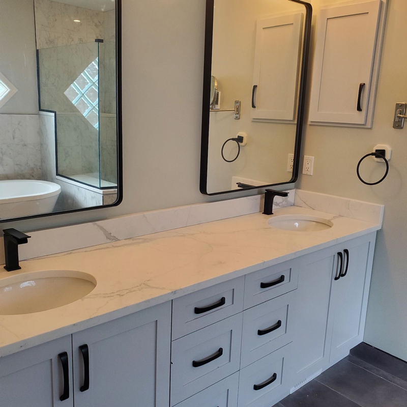 newly remodeled bathroom